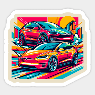 Tesla Model X Sticker